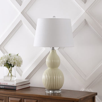Thatcher 28.25" Ceramic LED Table Lamp - JONATHAN Y